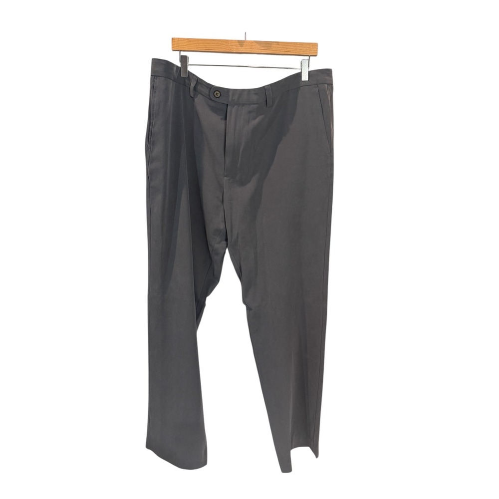 Tommy Bahama Men's 40x34 Gray Silk Cotton Blend Dress Pants‎ Casual Business